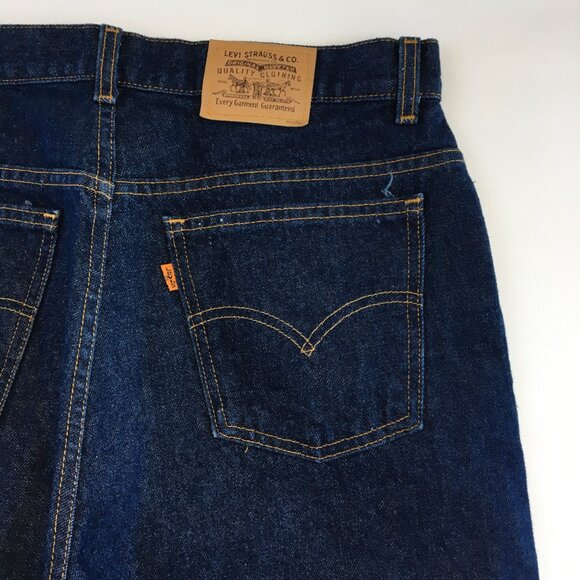 Vintage Levi's 619 Orange Tab Straight Leg Jeans 34X32 - Picture 3 of 12
